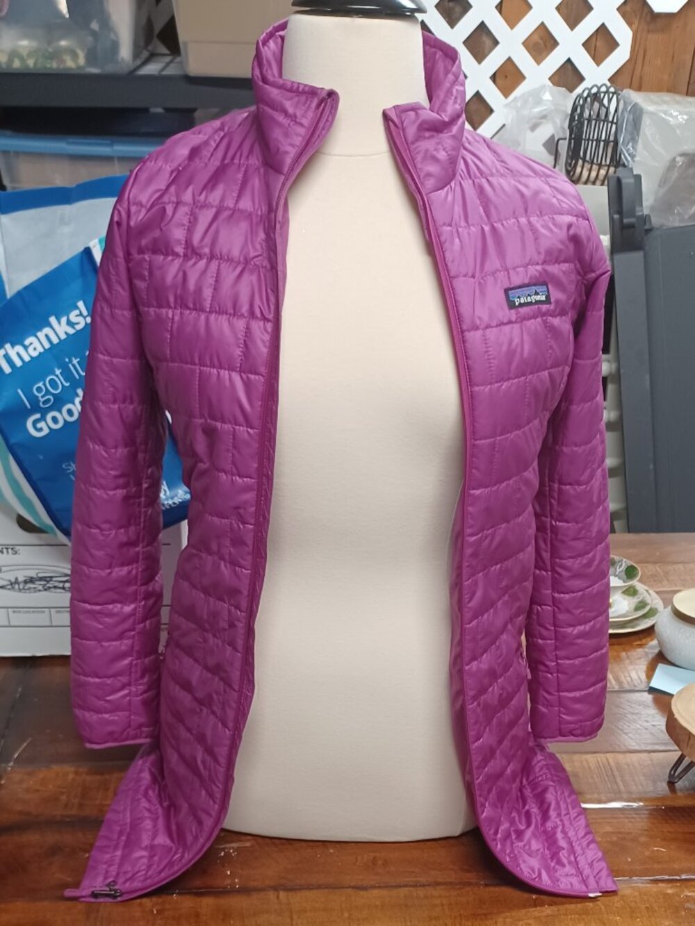 Patagonia Nano Puff Quilted Jacket Magenta Small